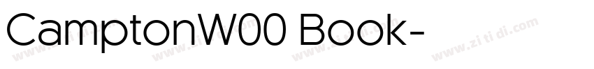 CamptonW00 Book字体转换 CamptonW00 Book字体转换